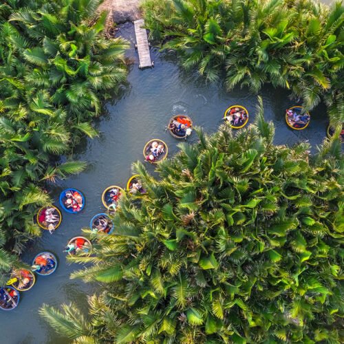 Tour thuyền thúng rừng dừa